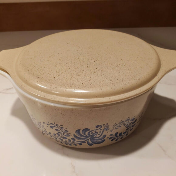 Vintage Pyrex Homestead Cinderella Style Casserole Set with Lid 475 - Picture 1 of 9